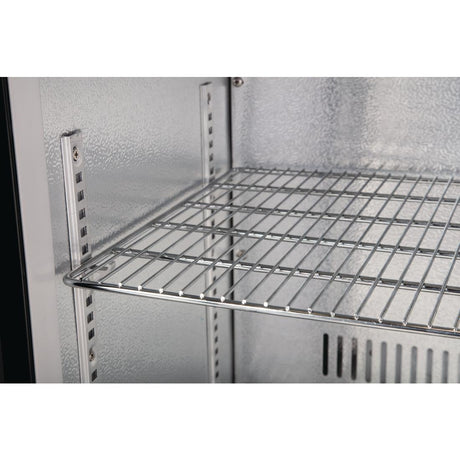 Polar G-Series Back Bar Cooler with Hinged Doors Black 330Ltr