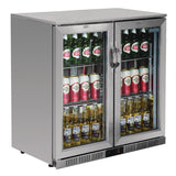 Polar G-Series Back Bar Cooler with Hinged Doors 208Ltr