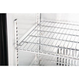 Polar G-Series 900mm Single Solid Door Back Bar Cooler Black 138Ltr