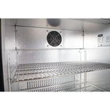 Polar G-Series 900mm Single Solid Door Back Bar Cooler Black 138Ltr