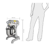 Buffalo 9Ltr Countertop Planetary Mixer