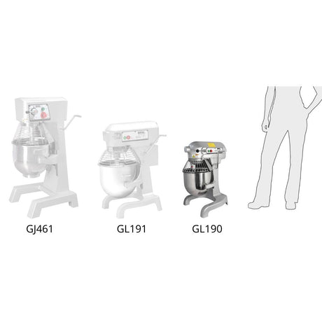 Buffalo 9Ltr Countertop Planetary Mixer