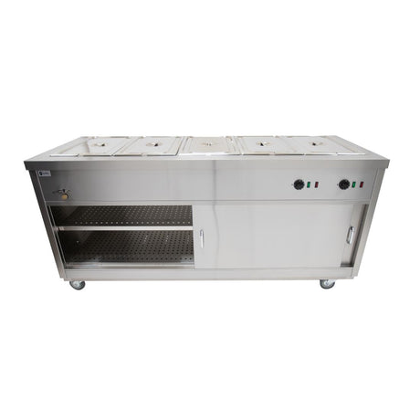 Parry Bain Marie Topped Mobile Hot Cupboard HOT18BM