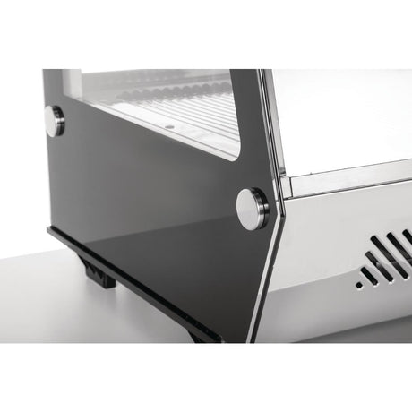 Polar G-Series Energy Efficient Countertop Food Display Fridge Black 160Ltr