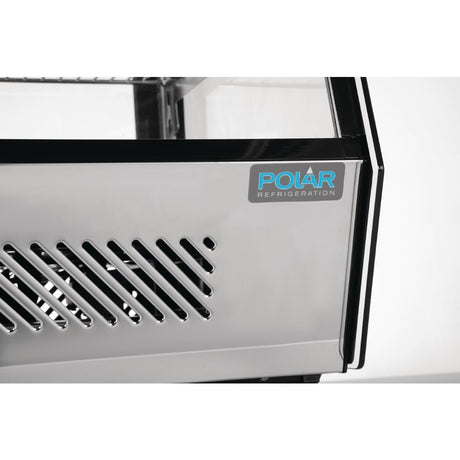 Polar G-Series Energy Efficient Countertop Food Display Fridge Black 160Ltr