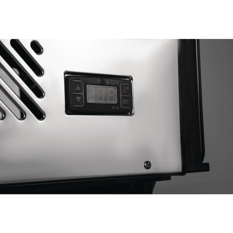 Polar G-Series Energy Efficient Countertop Food Display Fridge Black 160Ltr