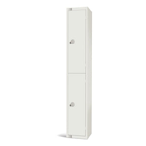 Elite Double Door Manual Combination Locker Locker White