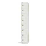 Elite Eight Door Electronic Combination Locker White
