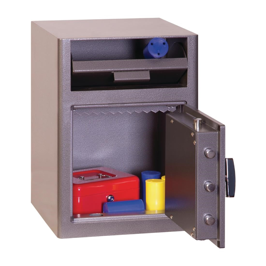 Phoenix Cash Deposit Drop Safe Graphite Grey 47Ltr 3K