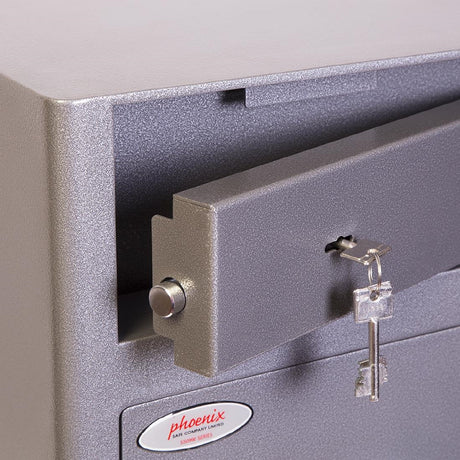 Phoenix Cash Deposit Drop Safe Graphite Grey 47Ltr 3K