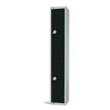 Elite Double Door Electronic Combination Locker Black