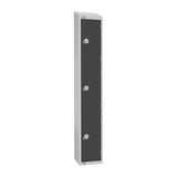 Elite Three Door Manual Combination Locker Locker Graphite Grey