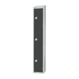 Elite Three Door Manual Combination Locker Locker Graphite Grey