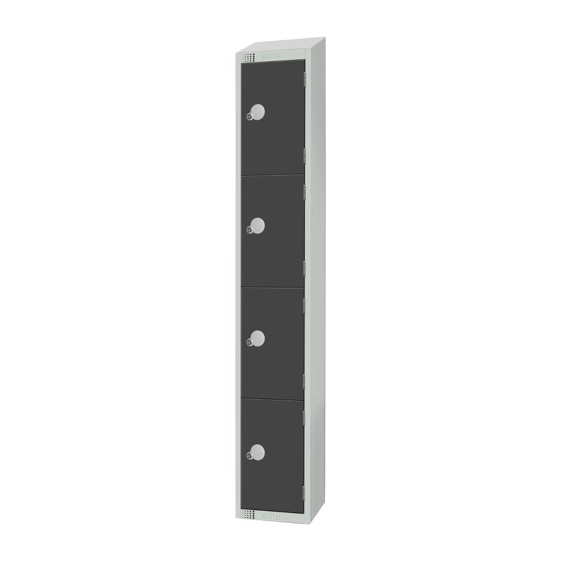 Elite Four Door Manual Combination Locker Locker Graphite Grey