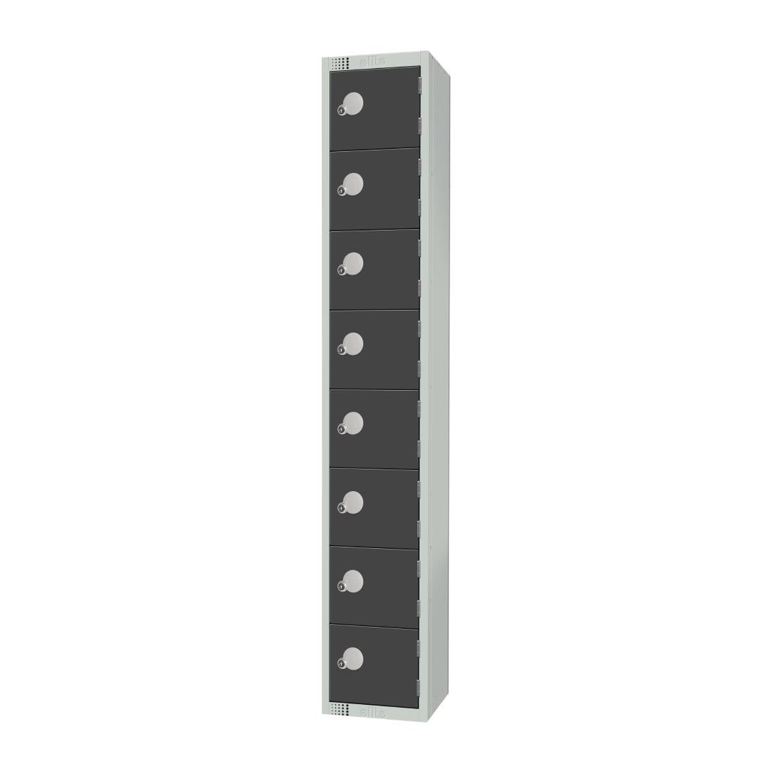 Elite Eight Door Manual Combination Locker Locker Graphite Grey