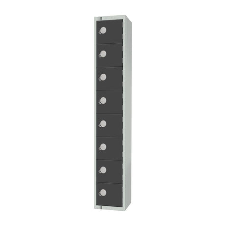 Elite Eight Door Manual Combination Locker Locker Graphite Grey