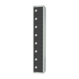 Elite Eight Door Coin Return Locker Graphite Grey