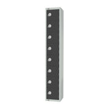 Elite Eight Door Padlock Locker Graphite Grey