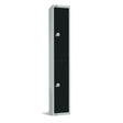 Elite Double Door Manual Combination Locker Locker Black