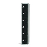 Elite Six Door Electronic Combination Locker Black