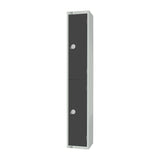 Elite Double Door Electronic Combination Locker Graphite Grey