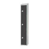 Elite Three Door Manual Combination Locker Locker Graphite Grey