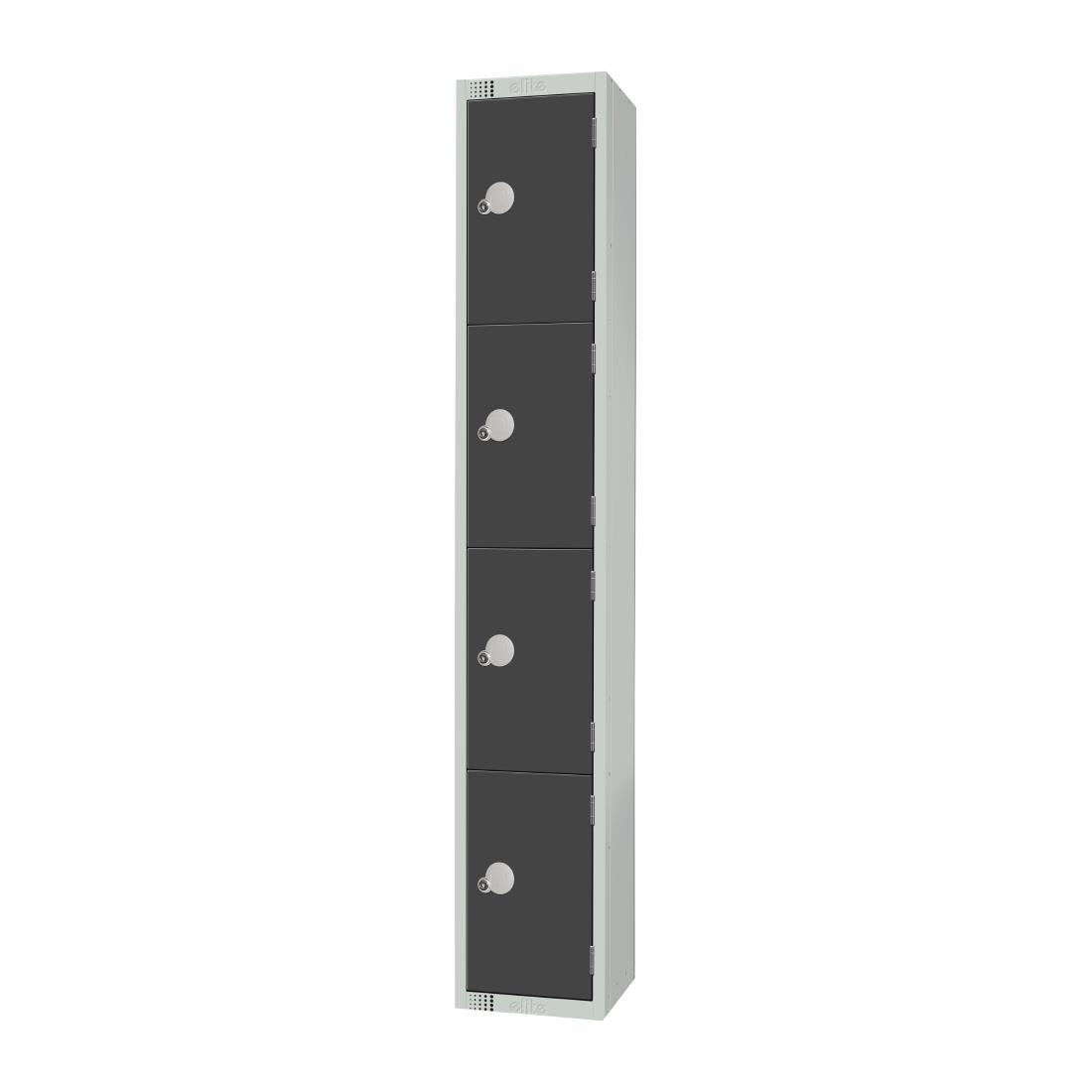Elite Four Door Manual Combination Locker Locker Graphite Grey