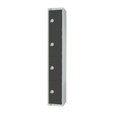 Elite Four Door Coin Return Locker Graphite Grey