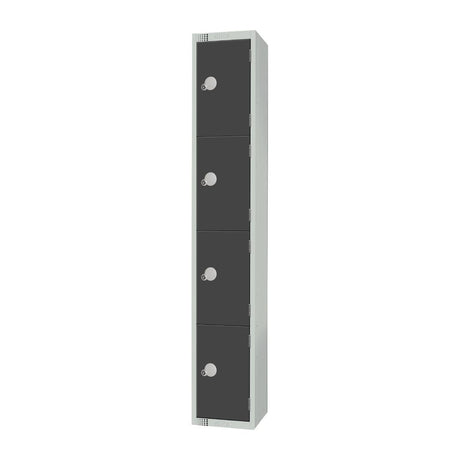 Elite Four Door Electronic Combination Locker Graphite Grey