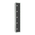Elite Five Door Manual Combination Locker Locker Graphite Grey