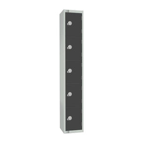 Elite Five Door Manual Combination Locker Locker Graphite Grey
