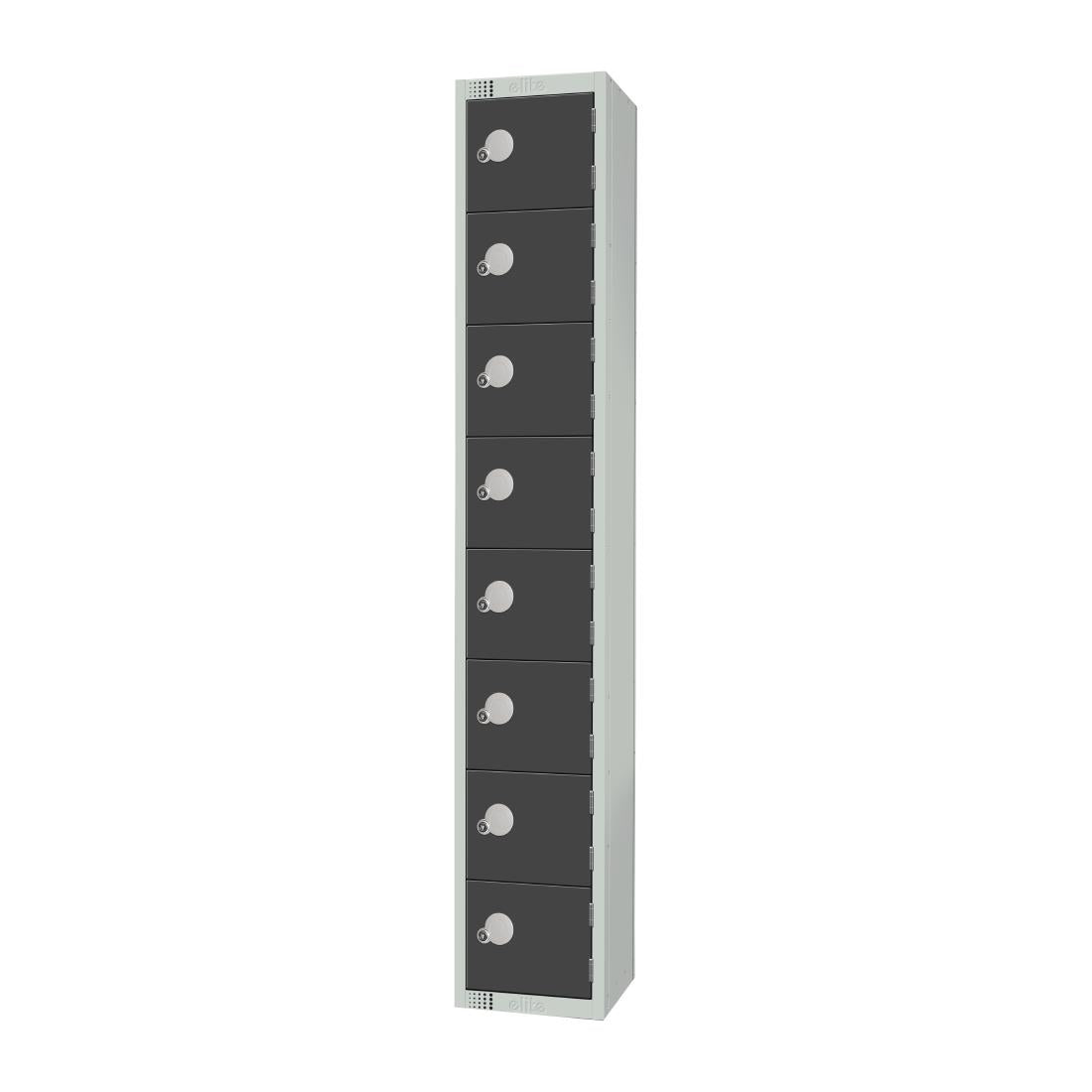 Elite Eight Door Manual Combination Locker Locker Graphite Grey