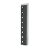 Elite Eight Door Manual Combination Locker Locker Graphite Grey