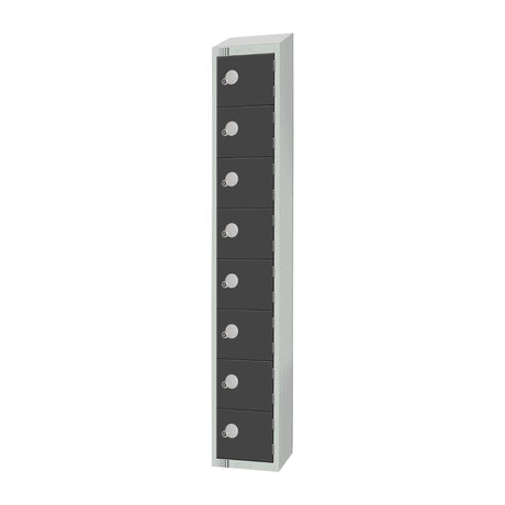Elite Eight Door Manual Combination Locker Locker Graphite Grey