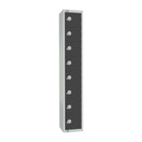 Elite Eight Door Electronic Combination Locker Graphite Grey