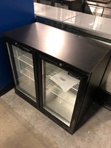 Graded 02135 Low Height Double Hinged Glass Door Bottle Cooler