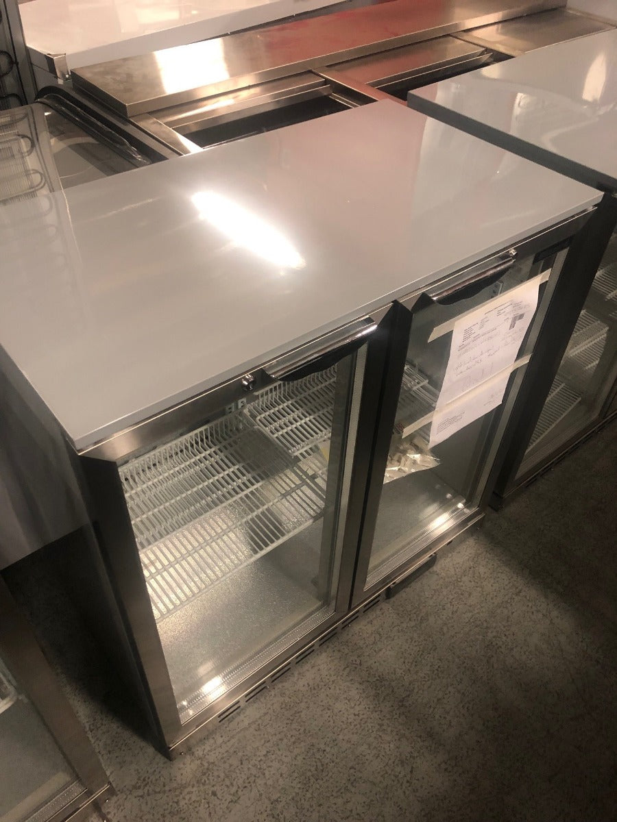 Graded 02108 Double Hinged Glass Door Bottle Cooler