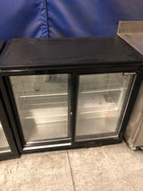 Graded 02170 Low Height Double Sliding Glass Door Bottle Cooler