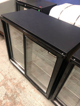 Graded 02118 Low Height Double Sliding Glass Door Bottle Cooler