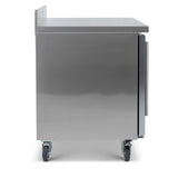 Graded 01044 Hbc2 Cr Double Hinged Glass Door Counter Refrigerator With Upstand
