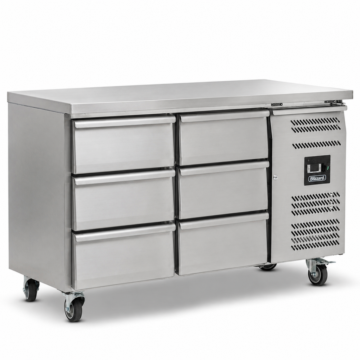Six Drawer Counter Refrigerator