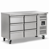 Six Drawer Counter Refrigerator