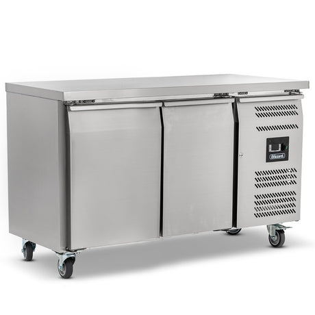 Graded 02164 Double Hinged Door Counter Refrigerator