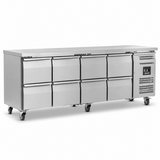 Eight Drawer Counter Refrigerator