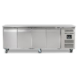 Slimline Four Hinged Door Counter Freezer