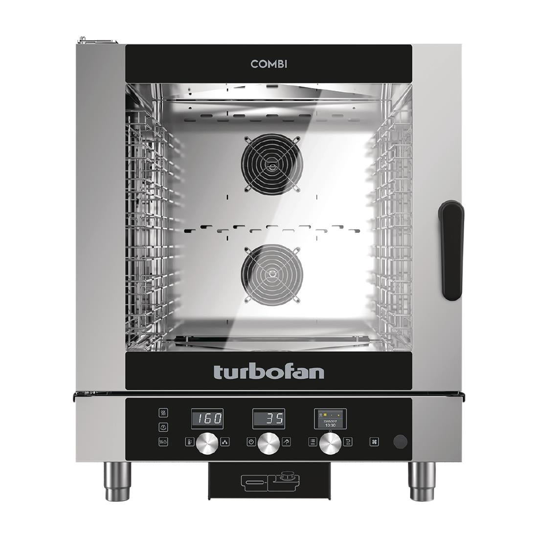 Blue Seal Turbofan Digital Electric Combi Oven 7x 1/1 GN EC40D7