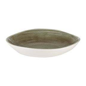 Churchill Stonecast Patina Antique Organic Round Bowls Green 253mm (12 Pack)