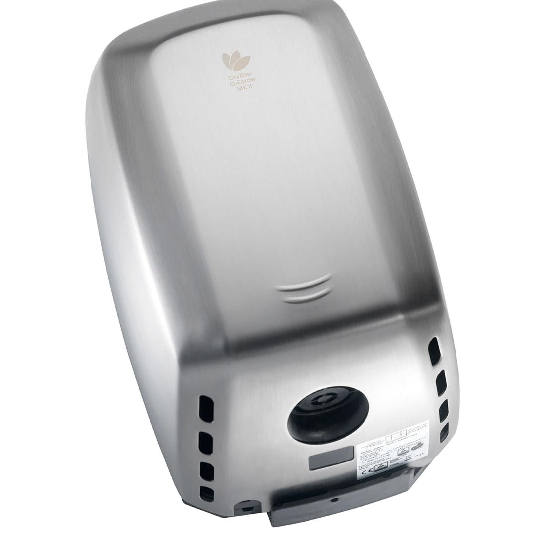 Dryflow G-Force MKII Hand Dryer with HEPA Filter Brushed Satin
