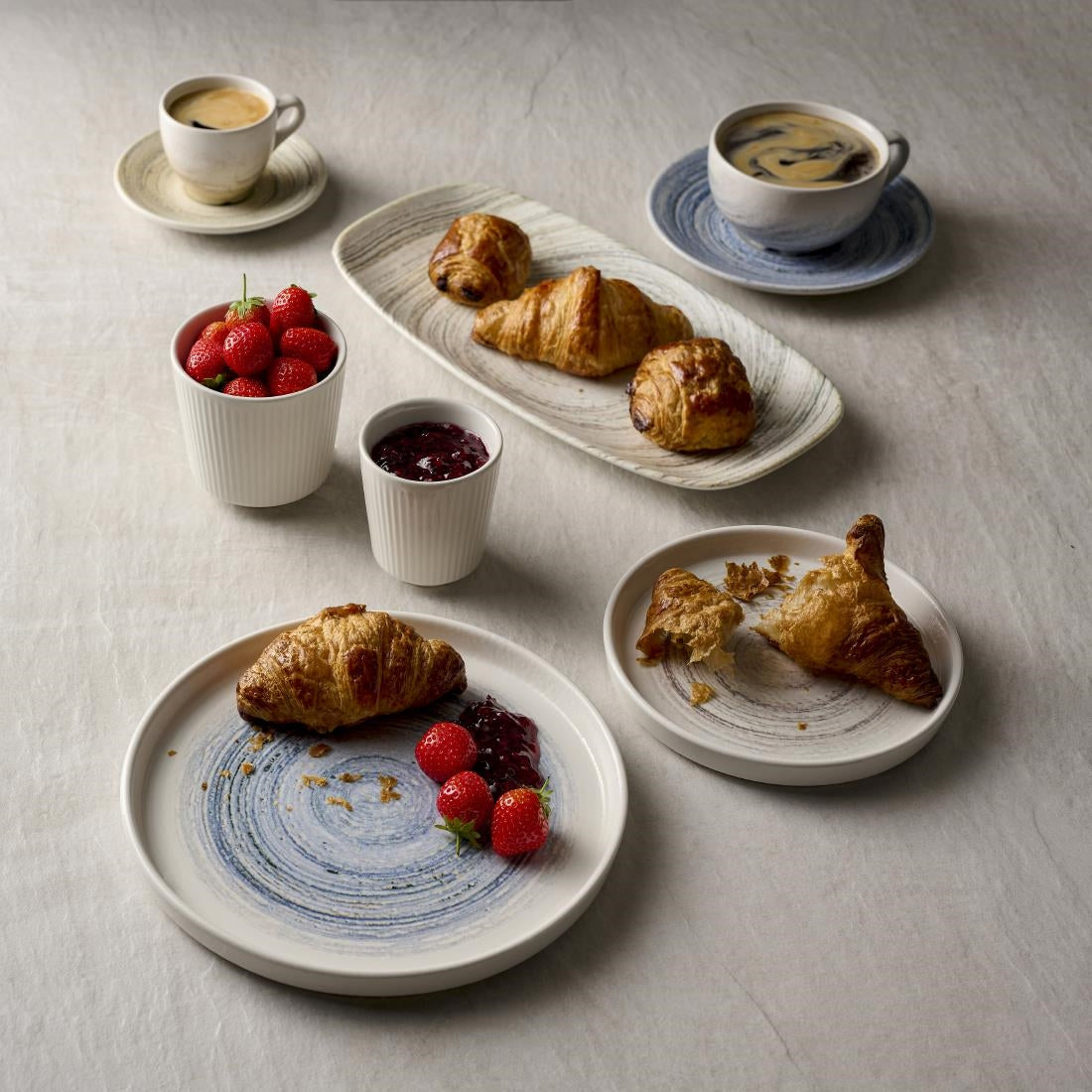 Churchill Elements Dune Chef's Oblong Plates 288 x 152mm (12 Pack)