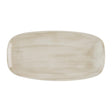 Churchill Stonecast Canvas Natural Chefs Oblong Plates 288x152mm(12 Pack)